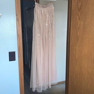 Maya Deluxe - Maxi skirt, Blush Taupe size 2